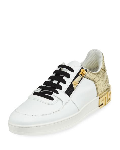 versace sneakers men's sale|gianni Versace athletic sneakers.